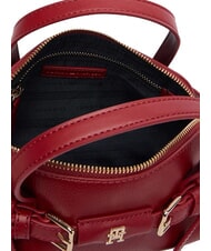 TOMMY HILFIGER TH BUCKLE Handtasche mit Schulterriemen Herbstrot - Damentaschen - 6