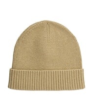 TOMMY HILFIGER TH FLAG Baumwoll-Beanie-M&uuml;tze mit Umschlag Safari-Leinwand - M&uuml;tzen/H&uuml;te - 2