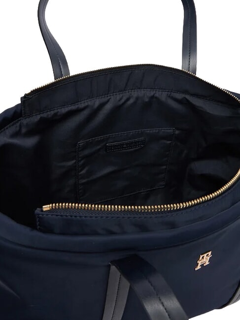TH SOFT NYLON Schultertasche, extra gro&szlig; Raum blau - Damentaschen