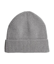 TOMMY HILFIGER TH FLAG Baumwoll-Beanie-M&uuml;tze mit Umschlag mittelgraues Heidekraut - M&uuml;tzen/H&uuml;te - 2