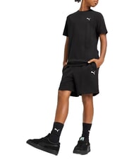 PUMA WARDROBE ESS Kurz&auml;rmeliges T-Shirt aus reiner Baumwolle Schwarz - Kinder-T-Shirt - 3