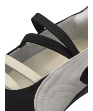 PUMA SPEEDCAT BALLET SD JR Lederballerinas Schwarz-Wei&szlig;-Warmwei&szlig; - Kinderschuhe - 6
