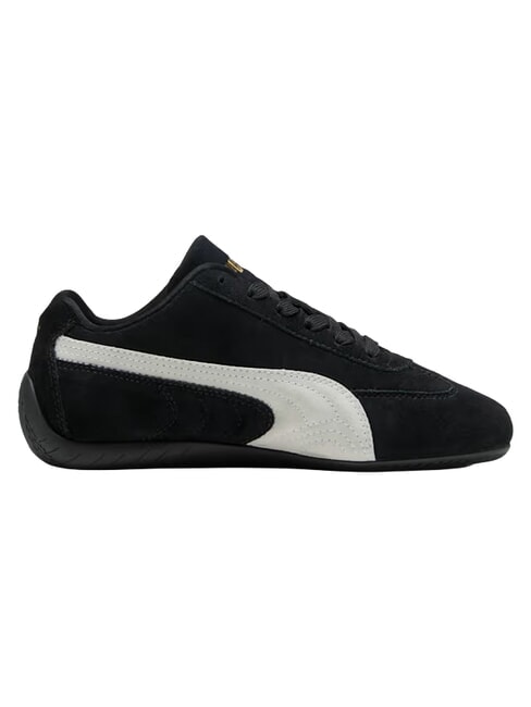 SPEEDCAT OG JR Ledersneakers Schwarzwei&szlig; - Kinderschuhe