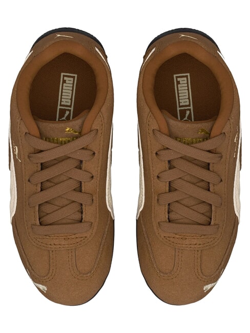 SPEEDCAT OG PS Sneaker aus gemischtem Leder Haute Coffee-Frosted Ivory - Kinderschuhe