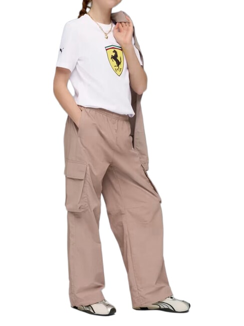 FERRARI Kurz&auml;rmeliges Baumwoll-T-Shirt Wei&szlig; - Kinder-T-Shirt