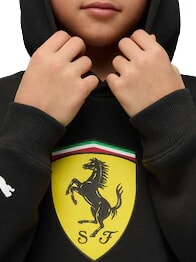 FERRARI Kapuzenpullover Schwarz - Sweatshirts Kinder