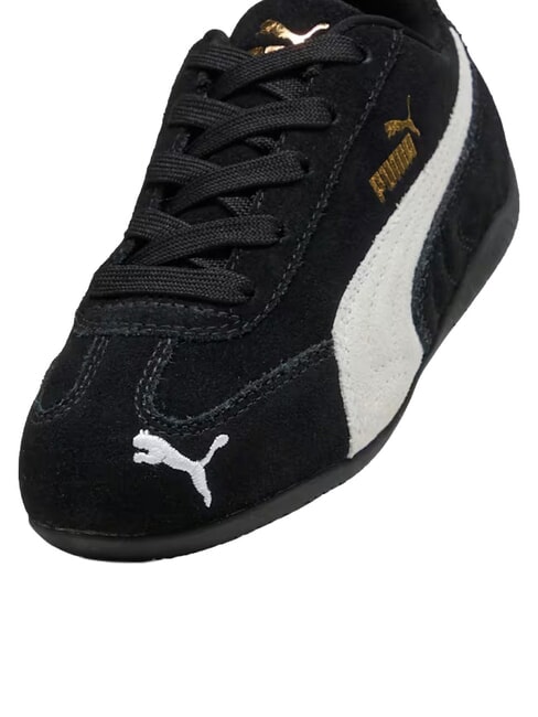 SPEEDCAT OG PS Sneaker aus gemischtem Leder Schwarzwei&szlig; - Kinderschuhe
