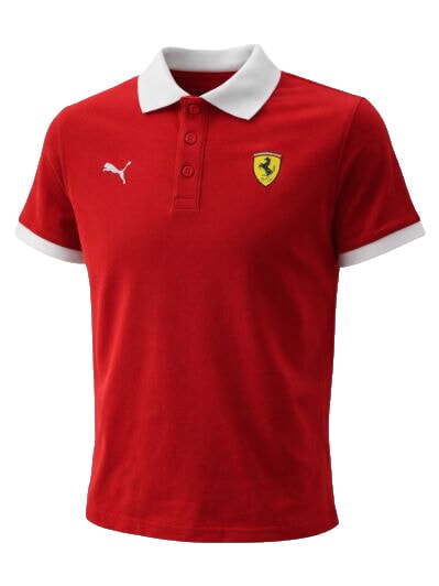 FERRARI RACE Kurzarm-Poloshirt Rennrot - Kinder-T-Shirt