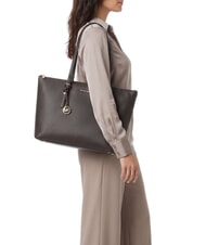 MICHAEL KORS QUINN Extra gro&szlig;e Schultertasche Schokolade - Damentaschen - 2