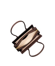 MICHAEL KORS LAILA Schultertasche, Leder Schokolade - Damentaschen - 4