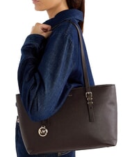 MICHAEL KORS QUINN Mittelgro&szlig;e Einkaufstasche aus Leder - Damentaschen