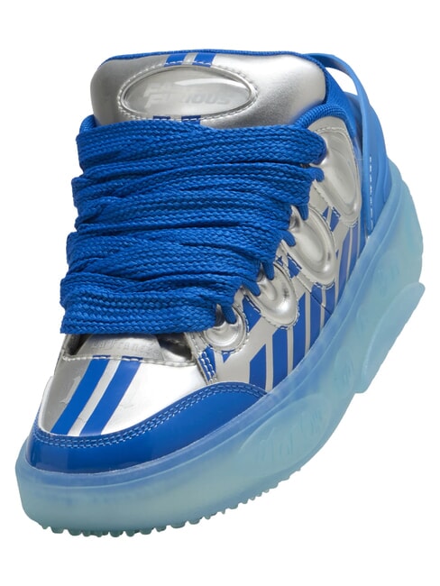 LA FRANC&Atilde;&copy; FAST & FURIOUS MIAMI Turnschuhe Team Royal-Silber - Kinderschuhe
