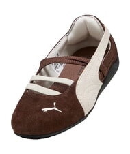 PUMA SPEEDCAT BALLET SD PS Ballerinen Kastanienbraun-warmwei&szlig; - Kinderschuhe - 4