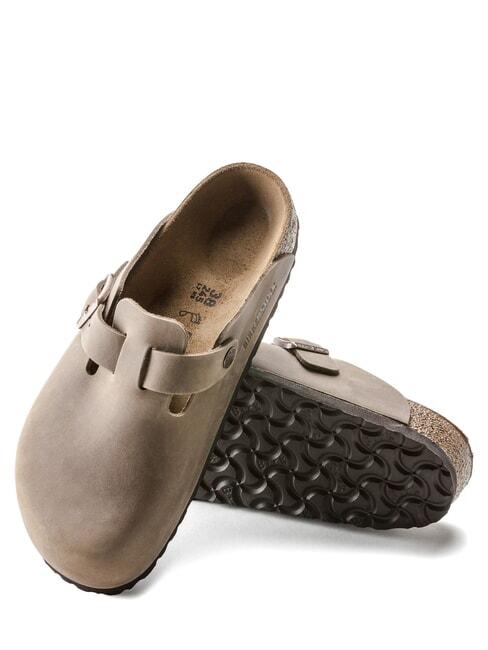 BOSTON Unisex-Ledersandalen brauner Tabak - Schuhe Unisex