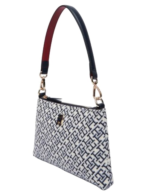 TH JACQUARD Umh&auml;ngetasche Raum blau - Damentaschen