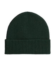 TOMMY HILFIGER TH FLAG Baumwoll-Beanie-M&uuml;tze mit Umschlag majest&auml;tische Smaragdmelange - M&uuml;tzen/H&uuml;te - 2