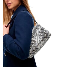 TOMMY HILFIGER TH JACQUARD Umh&auml;ngetasche Raum blau - Damentaschen - 2