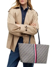 TOMMY HILFIGER TH JACQUARD Schultertasche - Damentaschen