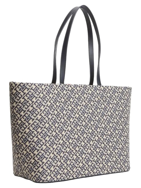 TH JACQUARD Schultertasche Raum blau - Damentaschen