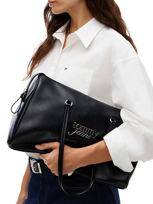 TJW BOLD SCRIPT Schultertasche Schwarz - Damentaschen