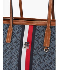 TOMMY HILFIGER TH MONOPLAY Handtasche mit Schulterriemen Raum blau - Damentaschen - 4