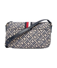 TOMMY HILFIGER TH JACQUARD Umh&auml;ngetasche Raum blau - Damentaschen - 3