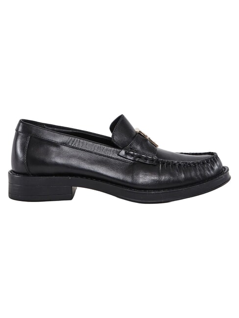 LUDMILLA Ledermokassins SCHWARZ - Damenschuhe