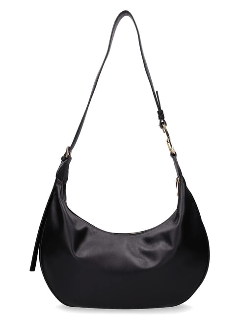 LEONIE Hobo-Tasche aus Leder Schwarz - Damentaschen