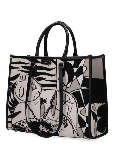 ATENA GUERNICA Dreifach-Tragetasche guernica grey - Damentaschen