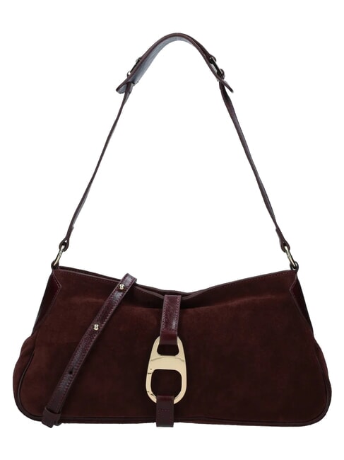 PARIS L Schultertasche mit Schultergurt dark brown - Damentaschen