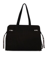 MY BEST BAG DEMETRA NABUK Schultertasche mit Schultergurt Schwarz - Damentaschen - 3