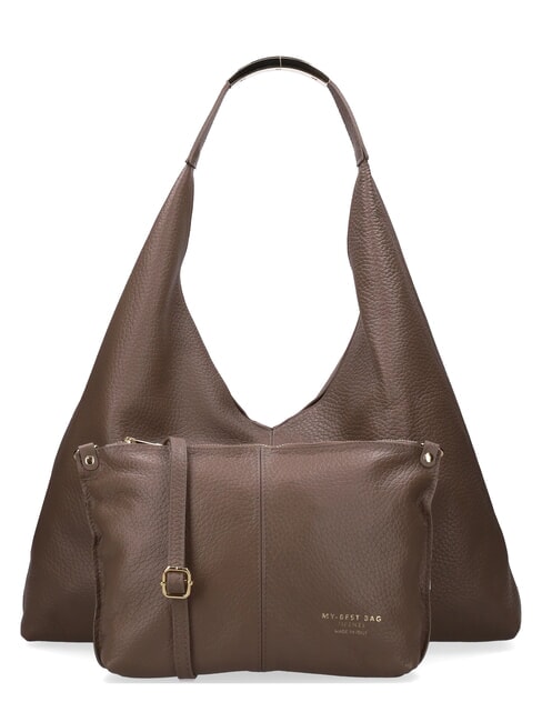 ELLISSE MACRO DOLLARO Maxi-Schultertasche taupe - Damentaschen