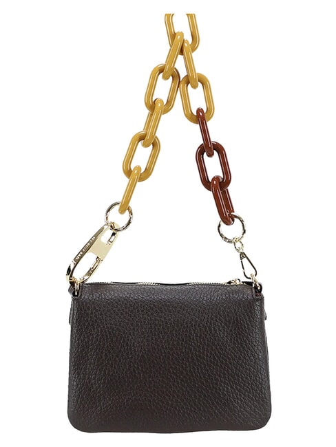 REFLEX MACRO DOLLARO Mini-Schultertasche mit Schultergurt dunkelbraun - Damentaschen