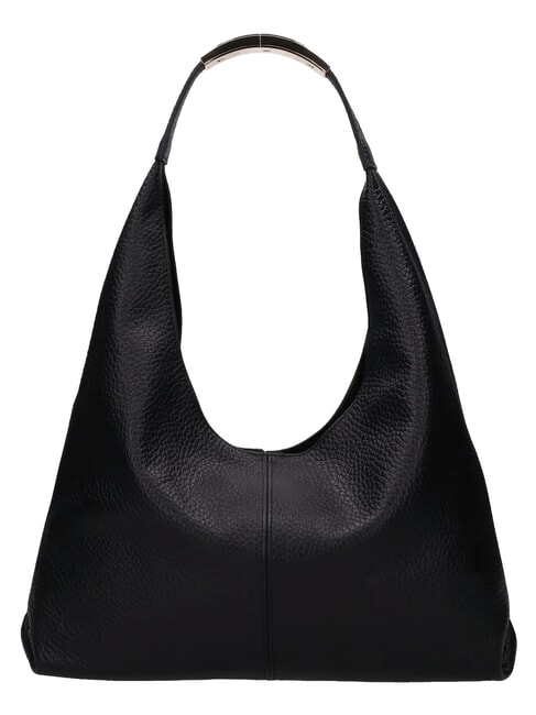 ELLISSE MACRO DOLLARO Schultertasche, Leder Schwarz - Damentaschen