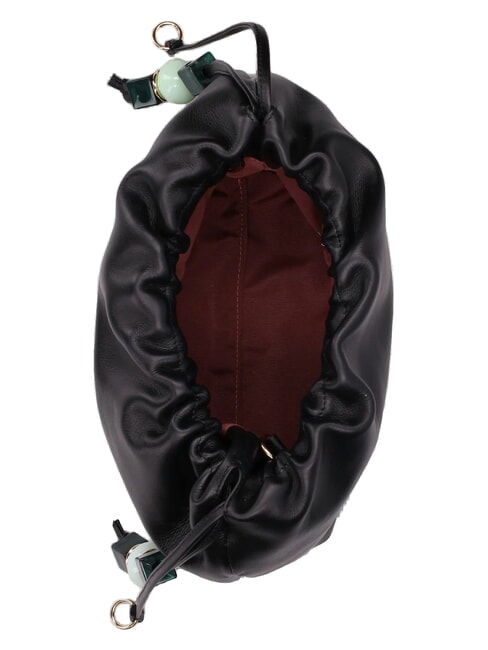 JOANNA SCILLA Schultertasche mit Schultergurt Schwarz - Damentaschen