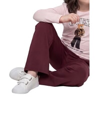 GUESS KIDS Lang&auml;rmeliges T-Shirt romantischer Flieder - Kinder-T-Shirt - 3
