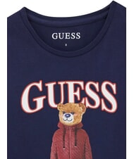 GUESS KIDS Lang&auml;rmeliges T-Shirt blau geschw&auml;rzt - Kinder-T-Shirt - 4