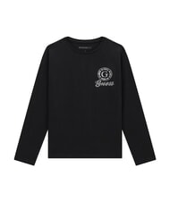 GUESS KIDS Lang&auml;rmeliges T-Shirt jetbla - Kinder-T-Shirt - 5