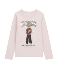 GUESS KIDS Lang&auml;rmeliges T-Shirt romantischer Flieder - Kinder-T-Shirt - 5