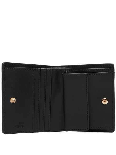 QUILTED Mini-Geldb&ouml;rse Schwarz - Brieftaschen Damen