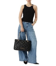 LOVE MOSCHINO QUILTED Umh&auml;ngetasche Schwarz - Damentaschen - 2