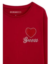 GUESS KIDS Lang&auml;rmeliges T-Shirt Rote-Bete-Saft - Kinder-T-Shirt - 5