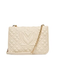 LOVE MOSCHINO QUILTED Umh&auml;ngetasche Elfenbein - Damentaschen - 3