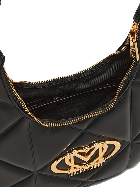 EMBOSSED Q Umh&auml;ngetasche Schwarz - Damentaschen