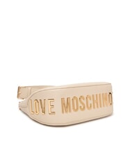 LOVE MOSCHINO GIANT Schultertasche mit Schultergurt Elfenbein - Damentaschen - 4