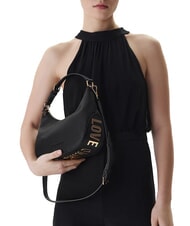 LOVE MOSCHINO GIANT Schultertasche mit Schultergurt Schwarz - Damentaschen - 2