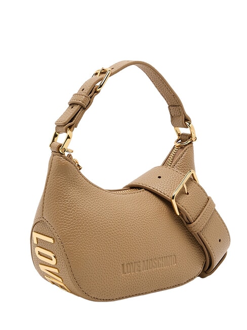 GIANT Mini-Handtasche mit Schulterriemen Beige - Damentaschen