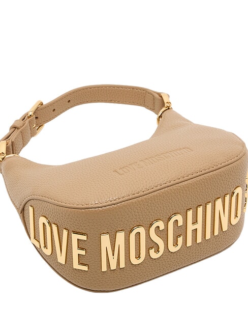 GIANT Mini-Handtasche mit Schulterriemen Beige - Damentaschen