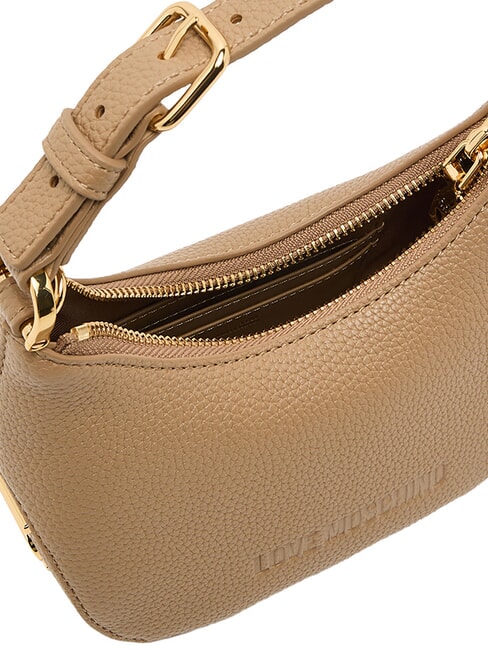 GIANT Mini-Handtasche mit Schulterriemen Beige - Damentaschen