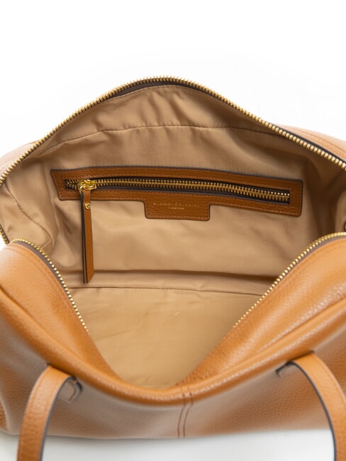 ARYNA Schultertasche aus Leder Waln&uuml;sse - Damentaschen